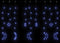 vidaXL - Lichtslinger - ster - en - maan - afstandsbediening - 138 - LED's - blauw