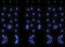 vidaXL - Lichtslinger - ster - en - maan - afstandsbediening - 345 - LED's - blauw