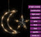 vidaXL - Lichtslinger - ster - en - maan - afstandsbediening - 345 - LED's - warmwit