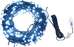 vidaXL - Lichtsnoer - 400 - LED's - voor - binnen - en - buiten - 40 - m - koudwit