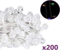 vidaXL - Lichtsnoer - met - 200 - LED's - 8 - functies - meerkleurig - 20 - m