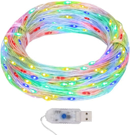 vidaXL - Lichtsnoer - met - 400 - microLED's - meerkleurig - 8 - functies - 40 - m