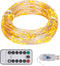 vidaXL - Lichtsnoer - met - 400 - microLED's - warmwit - 8 - functies - 40 - m