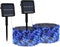 vidaXL - Lichtsnoeren - 2 - st - met - 2x200 - LED's - solar - binnen/buiten - blauw