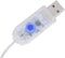 vidaXL - Lichtsnoergordijn - met - 300 - LED's - en - 8 - functies - 3x3 - m - koudwit