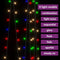 vidaXL - Lichtsnoergordijn - met - 300 - LED's - en - 8 - functies - 3x3 - m - meerkleurig