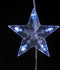 vidaXL - Lichtsnoergordijn - sterren - met - 200 - LED's - en - 8 - functies - blauw