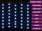 vidaXL - Lichtsnoergordijn - sterren - met - 200 - LED's - en - 8 - functies - blauw