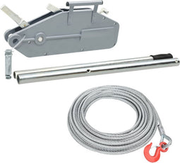 vidaXL - Lier - met - staalkabel - 1600 - kg
