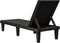 vidaXL - Ligbed - 155x58x83 - cm - polypropeen - zwart