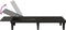 vidaXL - Ligbed - 155x58x83 - cm - polypropeen - zwart