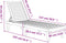 vidaXL - Ligbed - 155x58x83 - cm - polypropeen - zwart