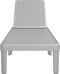 vidaXL - Ligbed - 159x57x83,5 - cm - polypropeen - grijs