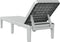 vidaXL - Ligbed - 159x57x83,5 - cm - polypropeen - grijs
