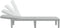 vidaXL - Ligbed - 159x57x83,5 - cm - polypropeen - grijs