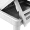 vidaXL - Ligbed - 159x57x83,5 - cm - polypropeen - grijs