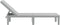 vidaXL - Ligbed - 159x57x83,5 - cm - polypropeen - grijs
