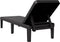 vidaXL - Ligbed - 159x57x83,5 - cm - polypropeen - zwart