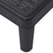 vidaXL - Ligbed - 159x57x83,5 - cm - polypropeen - zwart