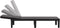 vidaXL - Ligbed - 159x57x83,5 - cm - polypropeen - zwart