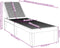 vidaXL - Ligbed - 159x57x83,5 - cm - polypropeen - zwart