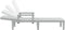 vidaXL - Ligbed - 159x68x83,5 - cm - polypropeen - grijs