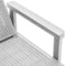 vidaXL - Ligbed - 159x68x83,5 - cm - polypropeen - grijs