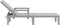 vidaXL - Ligbed - 159x68x83,5 - cm - polypropeen - grijs