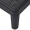 vidaXL - Ligbed - 159x68x83,5 - cm - polypropeen - zwart