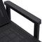 vidaXL - Ligbed - 159x68x83,5 - cm - polypropeen - zwart