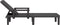 vidaXL - Ligbed - 159x68x83,5 - cm - polypropeen - zwart