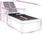 vidaXL - Ligbed - 159x68x83,5 - cm - polypropeen - zwart