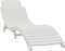 vidaXL - Ligbed - 184x55x64 - cm - massief - acaciahout - wit