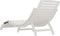 vidaXL - Ligbed - 184x55x64 - cm - massief - acaciahout - wit