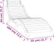vidaXL - Ligbed - 184x55x64 - cm - massief - acaciahout - wit