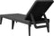 vidaXL - Ligbed - 186x60x29 - cm - polypropeen - antracietkleurig