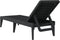 vidaXL - Ligbed - 186x60x29 - cm - polypropeen - antracietkleurig