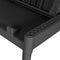 vidaXL - Ligbed - 186x60x29 - cm - polypropeen - antracietkleurig