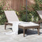 vidaXL - Ligbed - 186x60x29 - cm - polypropeen - bruin