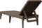 vidaXL - Ligbed - 186x60x29 - cm - polypropeen - bruin