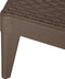 vidaXL - Ligbed - 186x60x29 - cm - polypropeen - bruin