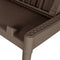 vidaXL - Ligbed - 186x60x29 - cm - polypropeen - bruin