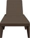 vidaXL - Ligbed - 186x60x29 - cm - polypropeen - bruin