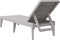 vidaXL - Ligbed - 186x60x29 - cm - polypropeen - grijs