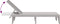 vidaXL - Ligbed - 186x60x29 - cm - polypropeen - grijs