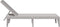 vidaXL - Ligbed - 186x60x29 - cm - polypropeen - grijs