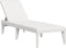 vidaXL - Ligbed - 186x60x29 - cm - polypropeen - wit