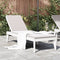 vidaXL - Ligbed - 186x60x29 - cm - polypropeen - wit
