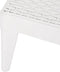 vidaXL - Ligbed - 186x60x29 - cm - polypropeen - wit