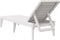 vidaXL - Ligbed - 186x60x29 - cm - polypropeen - wit